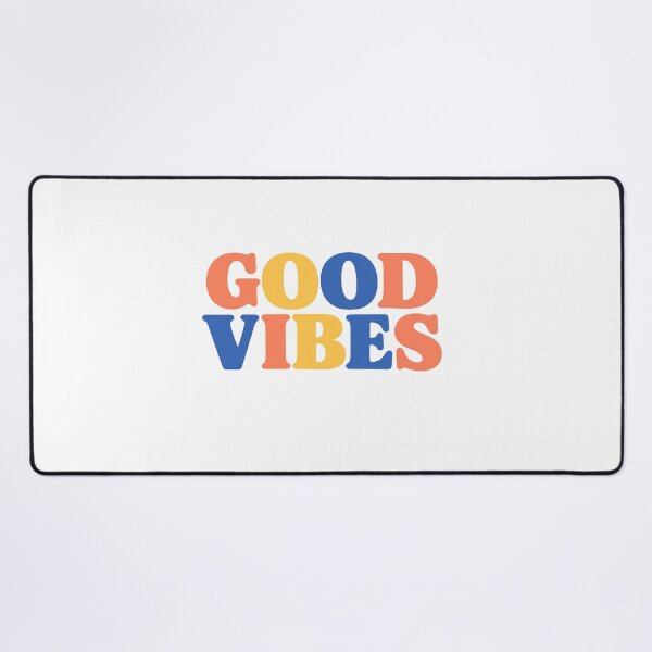Item preview, Good Vibes Retro Groovy Bold Text Colorful Positive Quote designed and sold by Owcomm.