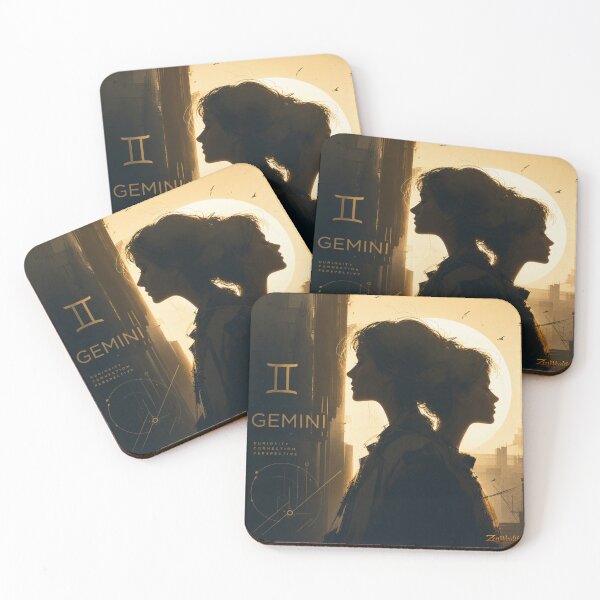 Item preview, Gemini Zodiac Print | Cosmic Cinema | Gemini Gift designed and sold by ZenWealthDesign.