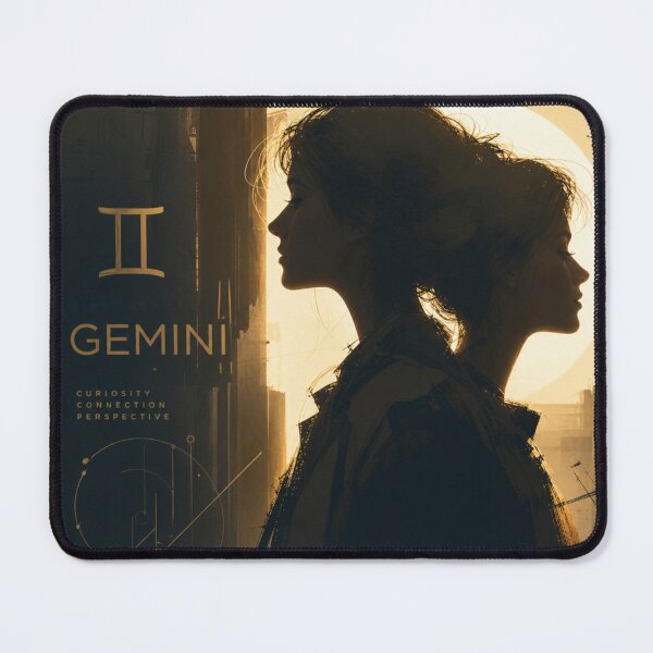 Item preview, Gemini Zodiac Print | Cosmic Cinema | Gemini Gift designed and sold by ZenWealthDesign.