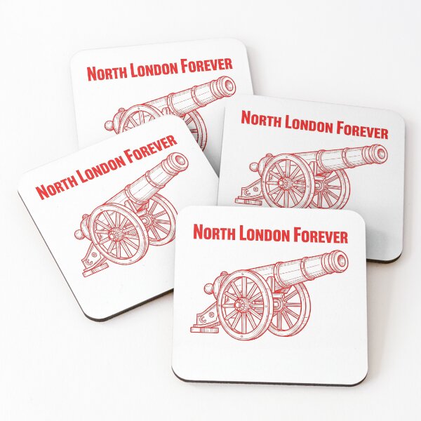 Item preview, Arsenal Cannon "North London Forever" Red Line Art Tee designed and sold by Dennis Line Art.