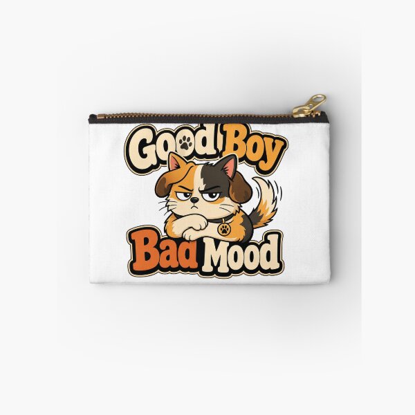 Item preview, Good Boy Bad Mood Dog Cat Funny Shirt designed and sold by oddpawstudio.