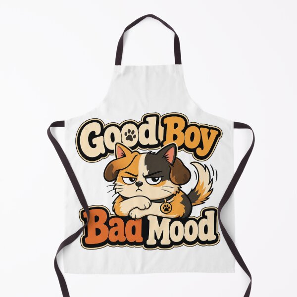Item preview, Good Boy Bad Mood Dog Cat Funny Shirt designed and sold by oddpawstudio.
