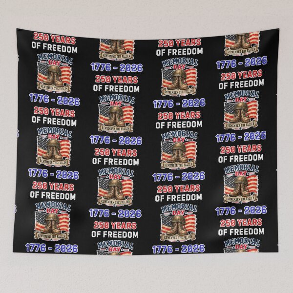 Item preview, Memorial Day America 250 Years Of Freedom  designed and sold by WoodburyLake.