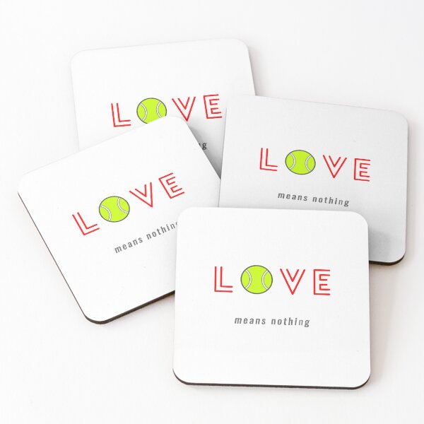 Item preview, Love Means Nothing Tennis Quote T-Shirt | Uncle Jichuan designed and sold by Uncle-Jichuan.