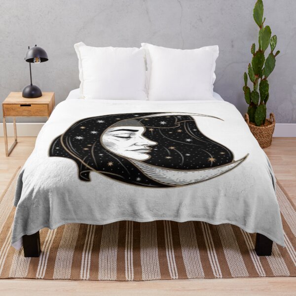 Item preview, Moon Face – Celestial Harmony Design designed and sold by Cristhian Almanza.