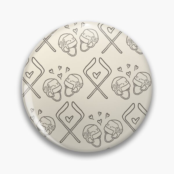 Item preview, Hockey Player Pattern Romance Era Booktok Girl Minimalist Wallpaper designed and sold by tracynguyen23.