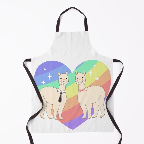 Item preview, Cute Pride Alpacas in Love Pastel Rainbow Heart designed and sold by SulariTDsign.