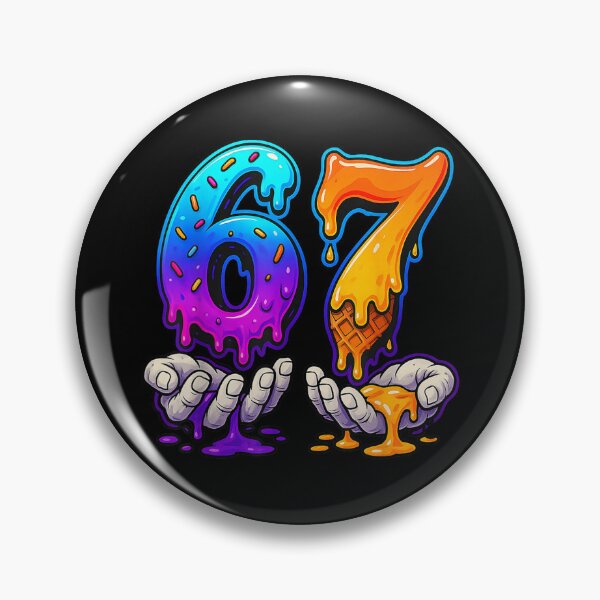 Item preview, 67 baseball ice cream drip number 6 7 youth drip  designed and sold by mariazin.