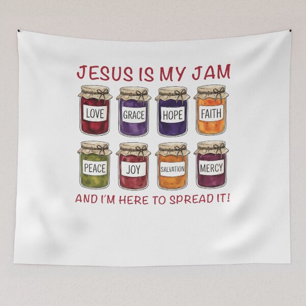 Item preview, Jesus Is My Jam And Im Here To Spread It designed and sold by nosu-art-pod.