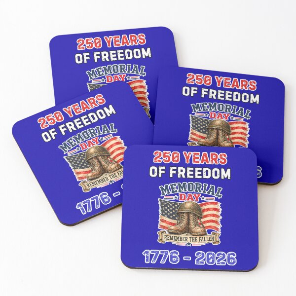 Item preview, Memorial Day America 250 Years Of Freedom  designed and sold by WoodburyLake.
