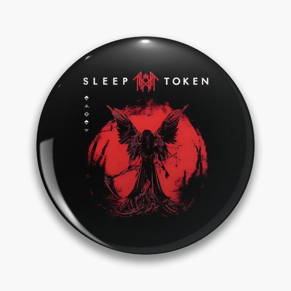 Item preview, Grim Angel Sleep Token Band Logo Merchandise designed and sold by cheryrench.