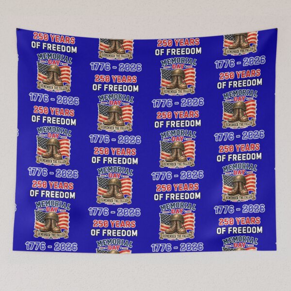 Item preview, Memorial Day America 250 Years Of Freedom  designed and sold by WoodburyLake.