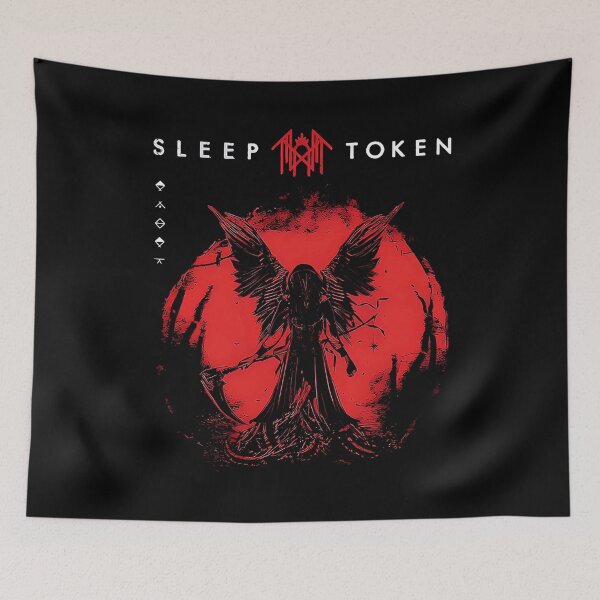 Item preview, Grim Angel Sleep Token Band Logo Merchandise designed and sold by cheryrench.