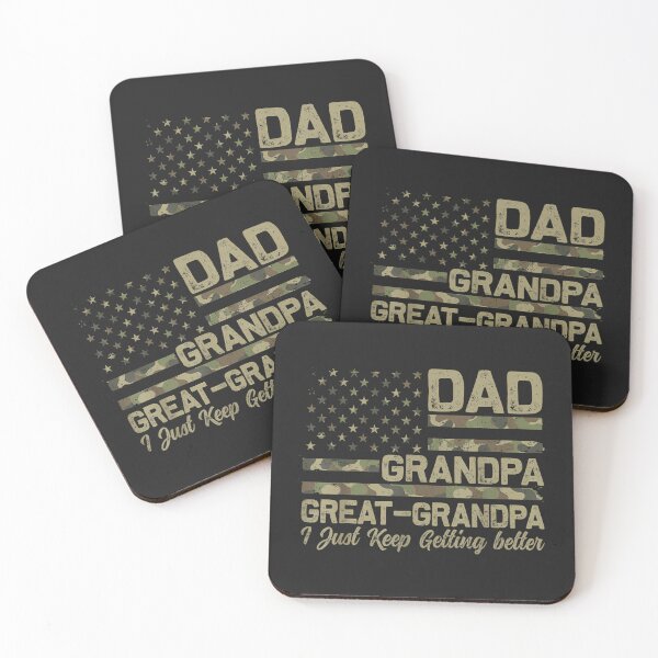 Item preview, Dad Grandpa Great Grandpa Shirt Men Camo American Flag designed and sold by CriseldaBruning.