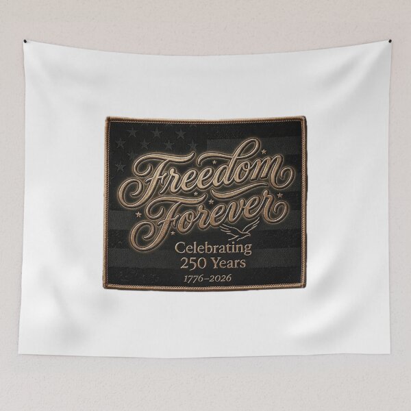 Item preview, Freedom Forever Celebrating 250 Years Patriotic USA 4th of July Independence Day  designed and sold by DesignbyAACreations .
