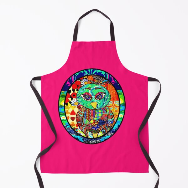 Item preview, Cute Patchwork Colorful Owl designed and sold by artbyomega.