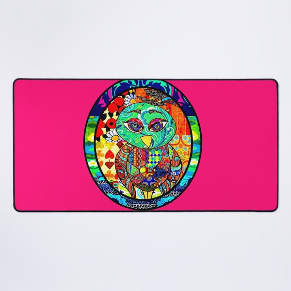 Item preview, Cute Patchwork Colorful Owl designed and sold by artbyomega.