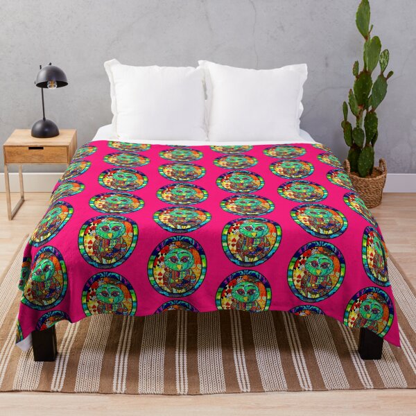 Item preview, Cute Patchwork Colorful Owl designed and sold by artbyomega.