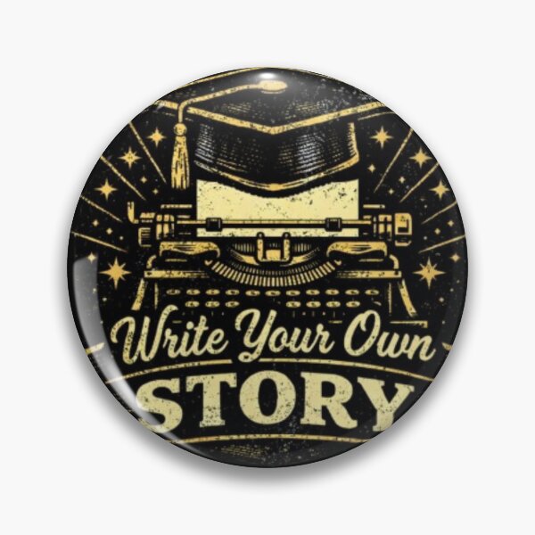 Item preview, Write Your Own Story Graduation Vintage Gold designed and sold by Tama-sirth.