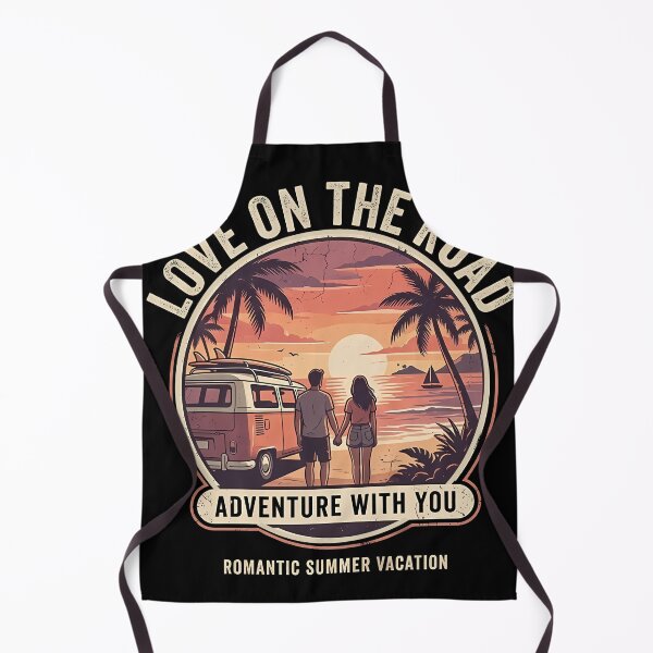 Item preview, Love On The Road Romantic Summer Vacation Couple Design designed and sold by RoyesButler.