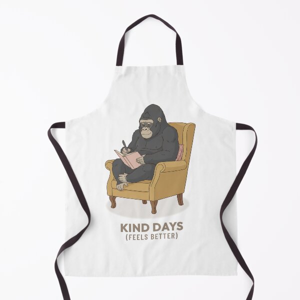 Item preview, Cozy Gorilla Writing Journal Vintage Retro Art designed and sold by Cozy Vintage Animal.