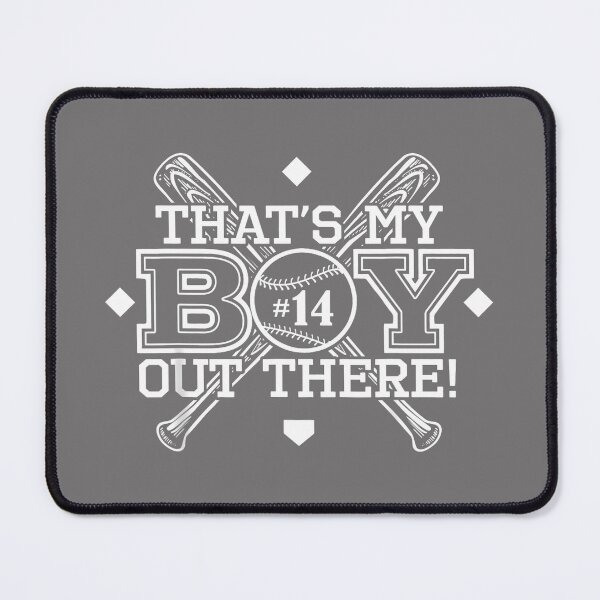Item preview, Baseball Mom Dad That's My Boy Proud Parent Jersey #14 designed and sold by KristineLi.