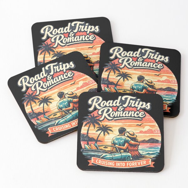 Item preview, Road Trips & Romance Romantic Summer Vacation Couple Design designed and sold by RoyesButler.
