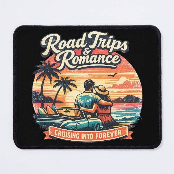 Item preview, Road Trips & Romance Romantic Summer Vacation Couple Design designed and sold by RoyesButler.