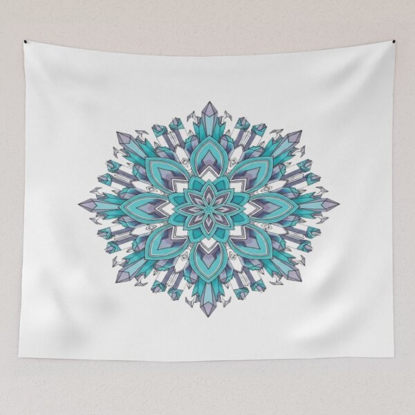 Item preview, Crystal Mandala – Turquoise Harmony Design designed and sold by Cristhian Almanza.