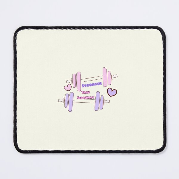 Item preview, Cute Pastel Dumbbells Fitness Sticker - Girly Gym Weightlifting Decal designed and sold by Akira Design Store.