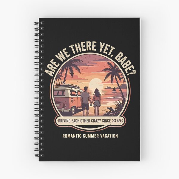 Item preview, Are We There Yet, Babe? Romantic Summer Vacation Couple Design designed and sold by RoyesButler.