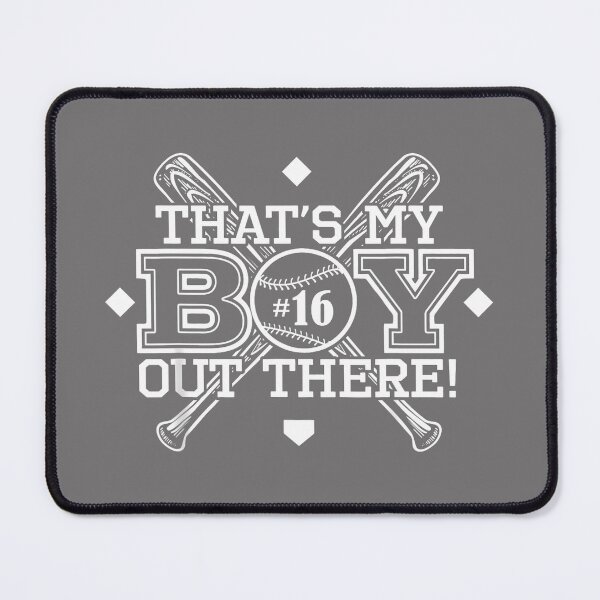 Item preview, Baseball Mom Dad That's My Boy Proud Parent Jersey #16 designed and sold by KristineLi.