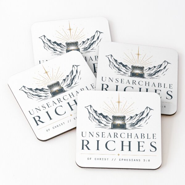 Item preview, Unsearchable Riches of Christ Scripture Design designed and sold by Inspirahawke.