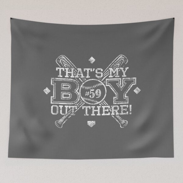Item preview, Baseball Mom Dad That's My Boy Proud Parent Jersey #59 Tank Top designed and sold by KristineLi.