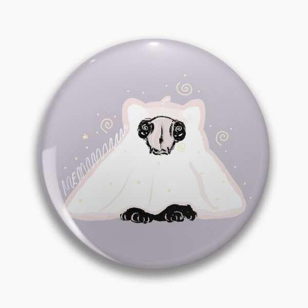 Item preview, Macabre Bed sheet Black Cat  designed and sold by SolaceCatDesigns.
