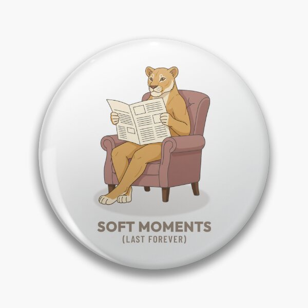 Item preview, Vintage Lioness Reading Newspaper Retro Cozy Art designed and sold by COZY VINTAGE animal.