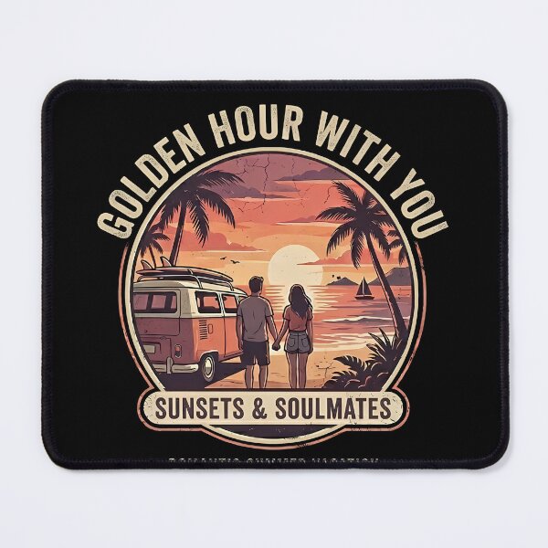 Item preview, Golden Hour With You Romantic Summer Vacation Couple Design designed and sold by RoyesButler.