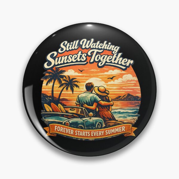 Item preview, Still Watching Sunsets Together Romantic Summer Vacation Couple Design designed and sold by RoyesButler.