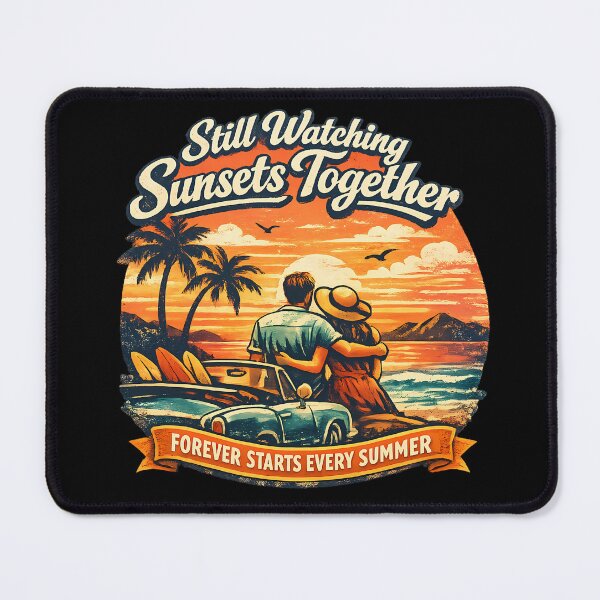Item preview, Still Watching Sunsets Together Romantic Summer Vacation Couple Design designed and sold by RoyesButler.