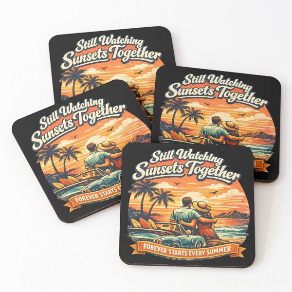Item preview, Still Watching Sunsets Together Romantic Summer Vacation Couple Design designed and sold by RoyesButler.