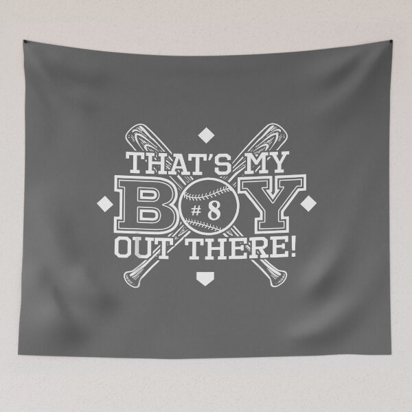 Item preview, Baseball Mom Dad That's My Boy Proud Parent Jersey #8 designed and sold by KristineLi.