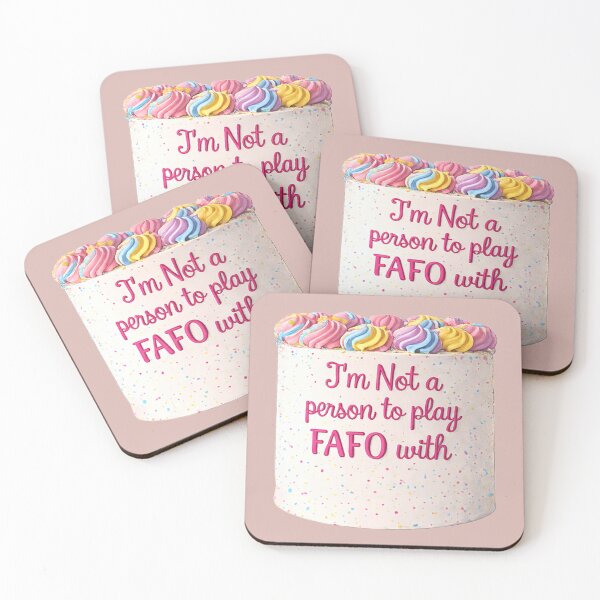 Item preview, FAFO Rainbow Birthday Cake  designed and sold by Chicken Dinner Studio.