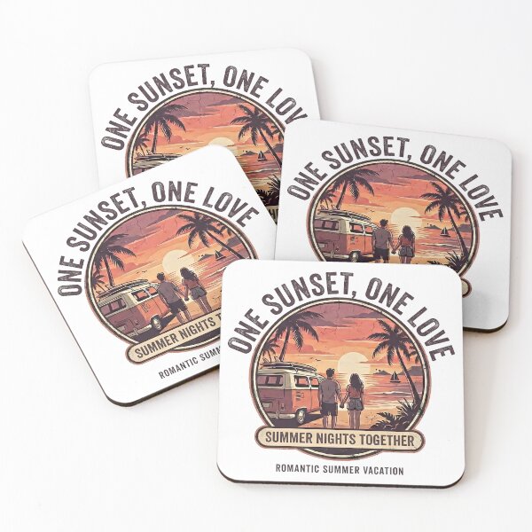 Item preview, One Sunset, One Love Romantic Summer Vacation Couple Design designed and sold by RoyesButler.