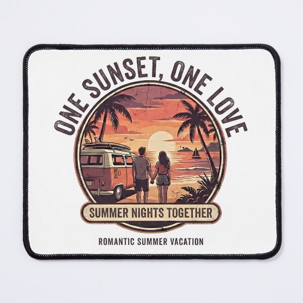 Item preview, One Sunset, One Love Romantic Summer Vacation Couple Design designed and sold by RoyesButler.