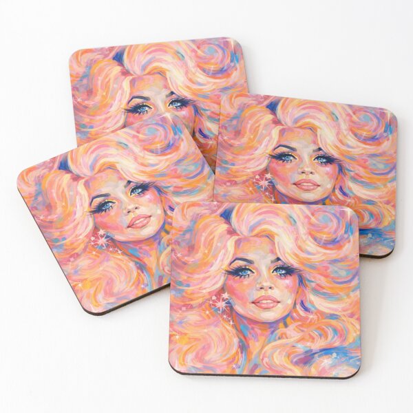Item preview, Electric Pastel Glam Portrait designed and sold by Chicken Dinner Studio.