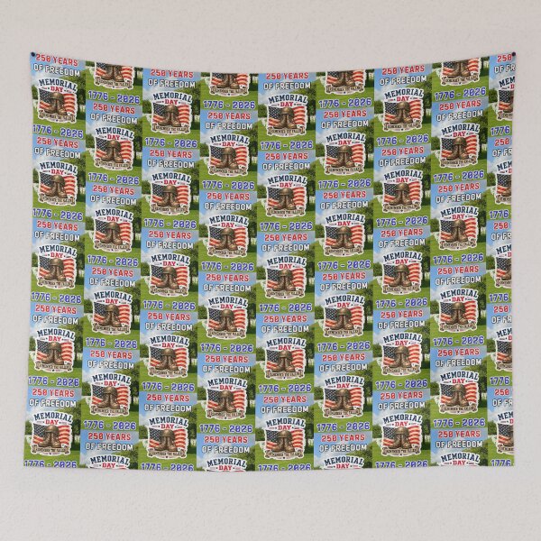Item preview, Memorial Day America 250  designed and sold by WoodburyLake.