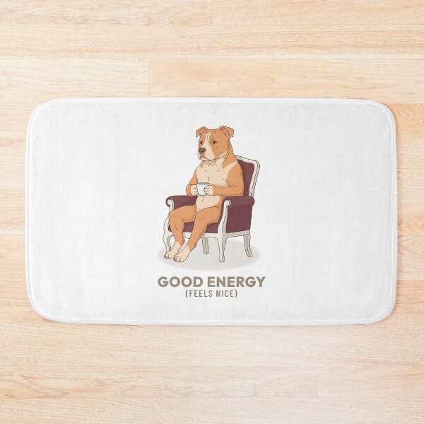Item preview, Cozy Pitbull Dog Drinking Coffee Retro Illustration designed and sold by Cozy Vintage Animal.