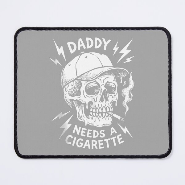 Item preview, Daddy Needs A Cigarette Skull Smoker Dad Funny Tank Top designed and sold by ArleneRowe.