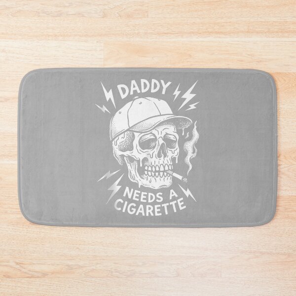 Item preview, Daddy Needs A Cigarette Skull Smoker Dad Funny Tank Top designed and sold by ArleneRowe.