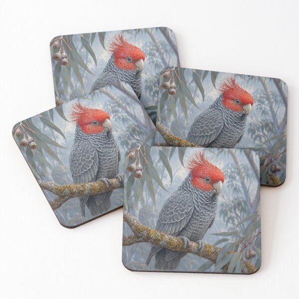 Item preview, Crimson Crested Cockatoo designed and sold by Pixel Junkies Studio.